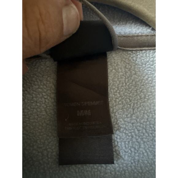 The North Face Women’s Fleece Jacket Size Medium Two Tone Light Blue Full Zip - Picture 6 of 8